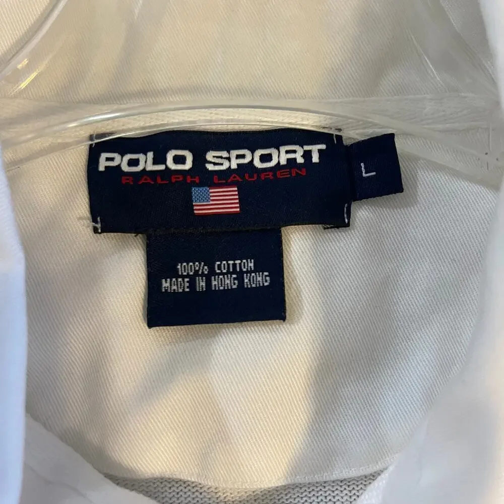 Ralph Lauren Men's Knit Long Sleeves Polo Sport Shirt Size Large